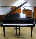 Steinway  Sons Ebonized Baby Grand Piano with Bench
