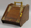 English Brassmounted Oak Coal Hod