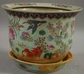 Chinese Porcelain Jardiniere and Undertray