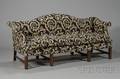 George IIIstyle Mahogany Camelback Sofa