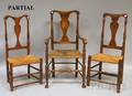 Assembled Set of Eleven Queen Annestyle Maple Chairs