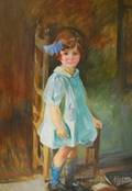 After Alice Kent Stoddard American 18831976 Girl in a Blue Dress