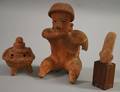 Three PreColumbian Pottery Items