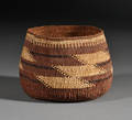 Northern California Twined Basketry Bowl