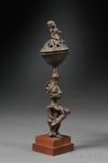 African Bronze Finial