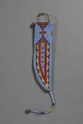 Central Plains Beaded Hide Knife Sheath