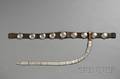 Southern Plains German Silver and Commercial Leather Womans Concha Belt