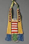 Central Plains Beaded Hide Pouch