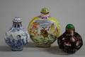 Three Chinese Snuff Bottles