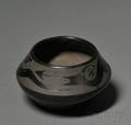 Southwest Black on Black Pottery Bowl