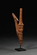 Northwest Coast Carved Wood Halibut Hook