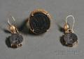 Three Wedgwood Black Basalt Intaglio Items