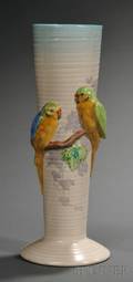 Clarice Cliff Budgie Vase