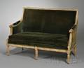 Louis XVIstyle Giltwood Canape
