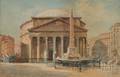 Italian School 19th Century The Pantheon Rome