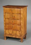 Biedermeier Fruitwood Chest of Drawers