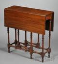 Diminutive George III Mahogany Spiderleg Pembroke Table