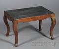 Louis XV Walnut and Slatetopped Low Table