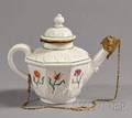 Vezzi Porcelain Bronze Mounted Teapot and Cover