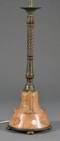 Bronzemounted Marble Lamp Base
