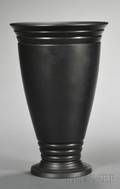 Wedgwood Keith Murray Design Black Basalt Vase