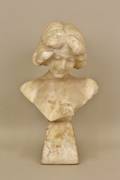 L 19th C Figural Marble Bust Sculpture