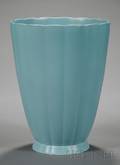 Wedgwood Keith Murray Matte Turquoise Slip Glazed Vase