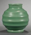 Wedgwood Keith Murray Matte Green Slip Glazed Vase
