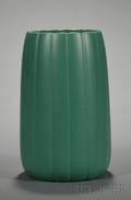 Wedgwood Keith Murray Design Matte Green Slip Glazed Vase