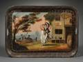 Painted Tole Tea Tray
