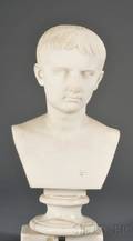 Carrara Marble Bust of Caesar