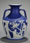 Wedgwood Dark Blue Jasper Dip Portland Vase