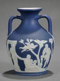 Wedgwood Dark Blue Jasper Dip Portland Vase