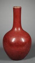 Oxblood Pottery Vase in the Manner of Dedham