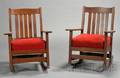 Pair of L and JG Stickley Rocking Chairs