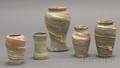 Five Niloak Pottery Vases