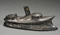 Art Nouveau Influenced Steamboat Inkstand