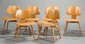 Six Eames DCW Chairs