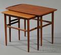 Two Danish Modern Nesting Tables