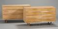 Two PreWar Custom Fabricated Chests of Drawers