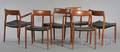 Six Niels Moller Chairs