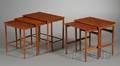 Five Danish Modern Stacking Tables