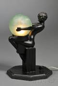 Art Deco Boudoir Lamp