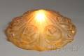 Degue Amber Glass Art Deco Shade