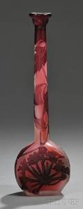 Galle Cameo Glass Vase