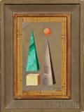 Richard Allmand Blow American 19041983 Untitled Pyramids Spheres and Cube