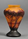 Daum Cameo Glass Vase