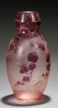 Large Legras Cameo Glass Vase