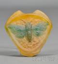 Pate de Verre Moth Medallion