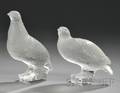 Two Lalique Birds